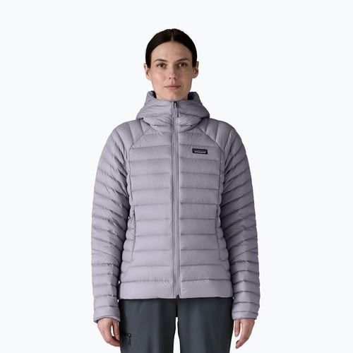 Дамско пухено яке Patagonia Down Sweater Hoody permafrost purple