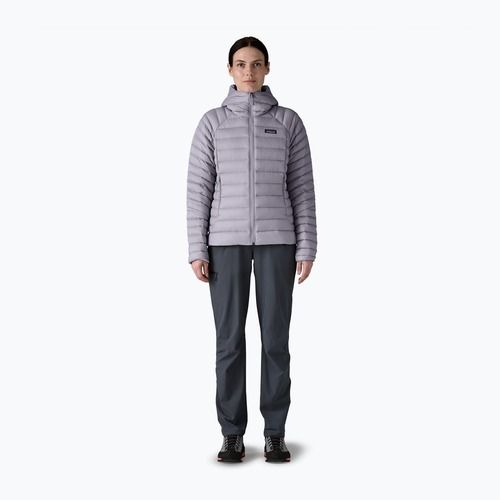 Дамско пухено яке Patagonia Down Sweater Hoody permafrost purple