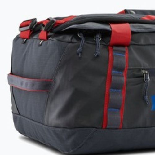 Пътна чанта Patagonia Black Hole Duffel 40 l smulder blue/amanita red