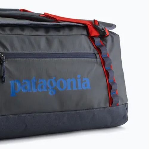 Пътна чанта Patagonia Black Hole Duffel 70 l smolder blue/amanita red