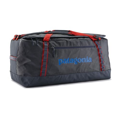 Пътна чанта Patagonia Black Hole Duffel 100 l smolder blue/amanita red