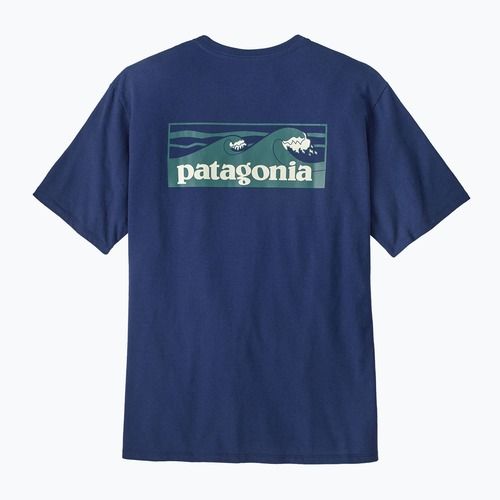 Мъжка тениска Patagonia Boardshort Logo Pocket Responsibili clement blue