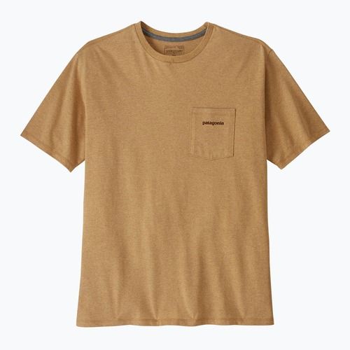 Мъжка тениска Patagonia Boardshort Logo Pocket Responsibili talon gold