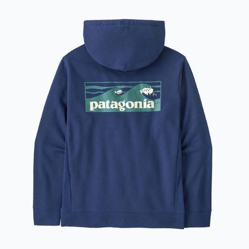 Мъжки суитшърт Patagonia Boardshort Logo Uprisal Hoody clement blue