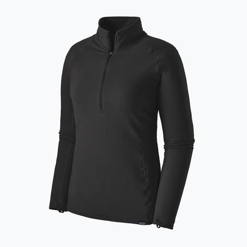 Дамски суитшърт Patagonia Cap Termal Weight Zip Neck black