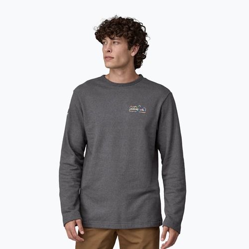 Мъжки суитшърт Patagonia Lightweight Unity Fitz Wildrise Crew ink black