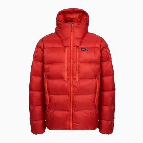 Мъжко пухено яке Patagonia Fitz Roy Down Hoody amanita red