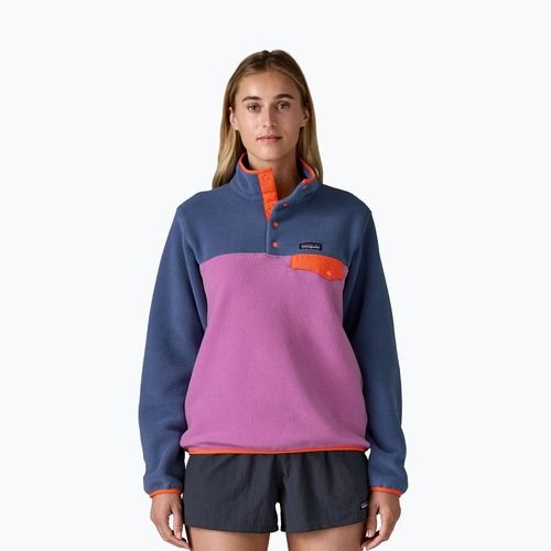 Дамски суитшърт за трекинг Patagonia LW Synch Snap-T P / O brisk purple