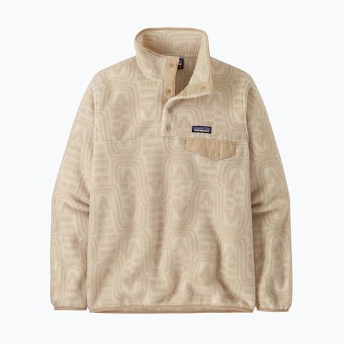 Дамски суитшърт за трекинг Patagonia LW Synch Snap-T P / O flow: dyno white