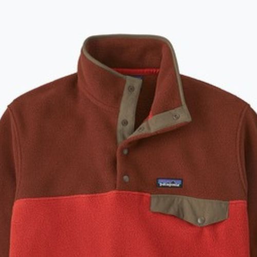 Мъжки суитшърт за трекинг Patagonia LW Synch Snap-T P / O amanita red