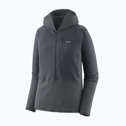 Дамско софтшел яке Patagonia R1 Hybrid Pullover Hoody smolder blue