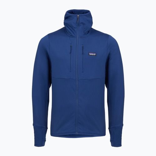 Мъжки суитшърт за трекинг Patagonia R1 Thermal Full Zip Hoody clement blue