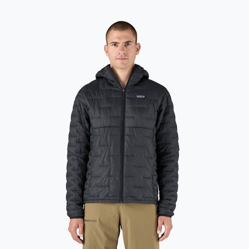 Мъжко пухено яке Patagonia Micro Puff Hoody black