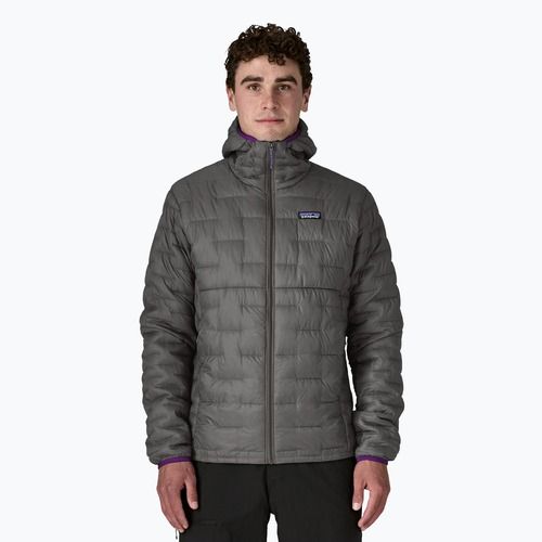 Мъжко пухено яке Patagonia Micro Puff Hoody forge grey