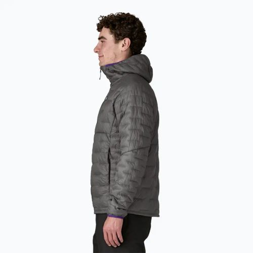 Мъжко пухено яке Patagonia Micro Puff Hoody forge grey