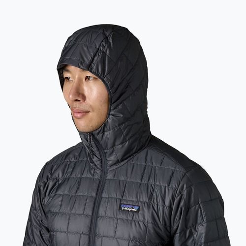 Мъжко пухено яке Patagonia Nano Puff Hoody smolder blue