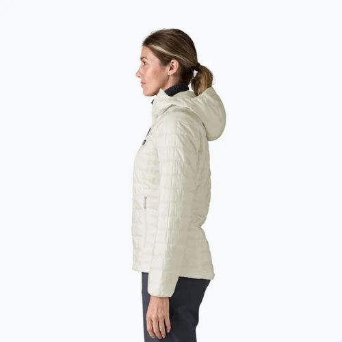 Дамско пухено яке Patagonia Nano Puff Hoody birch white