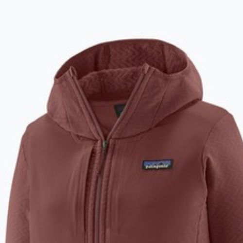 Дамско софтшел яке Patagonia R2 CrossStrata Hoody dark ruby