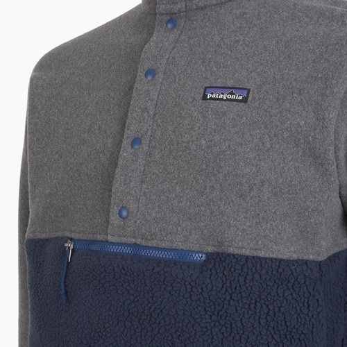 Мъжки суитшърт за трекинг Patagonia Retro Pile 1 / 2 Snap P / O new navy w / nickel