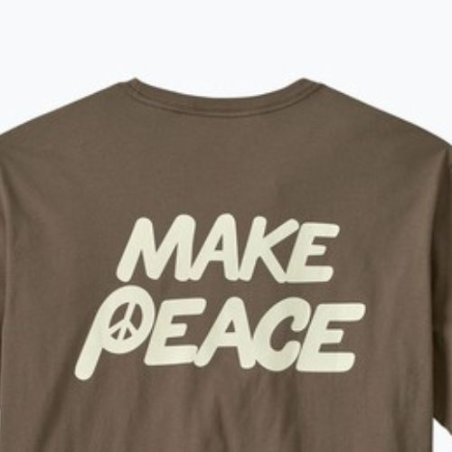 Мъжка тениска Patagonia Balance Organic peace seeds / marlow brown