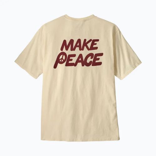Мъжка тениска Patagonia Balance Organic peace seeds / undyed natural
