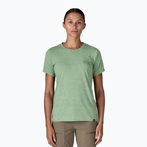 Дамска тениска Patagonia Cap Cool Daily Graphic Shirt strataspire / ellwood green x-dye