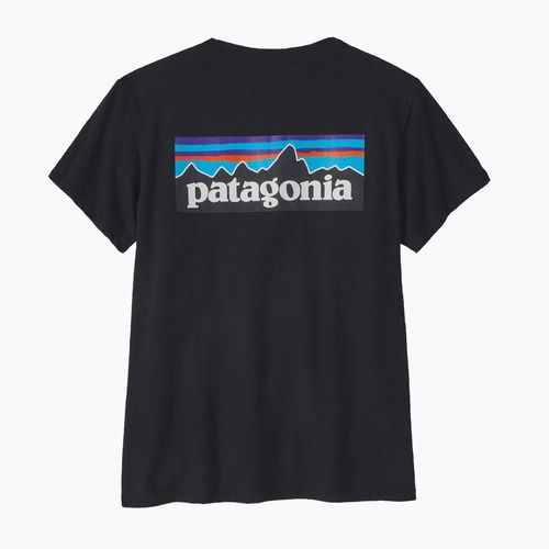 Дамска тениска Patagonia P-6 Logo Responsibili-Tee black