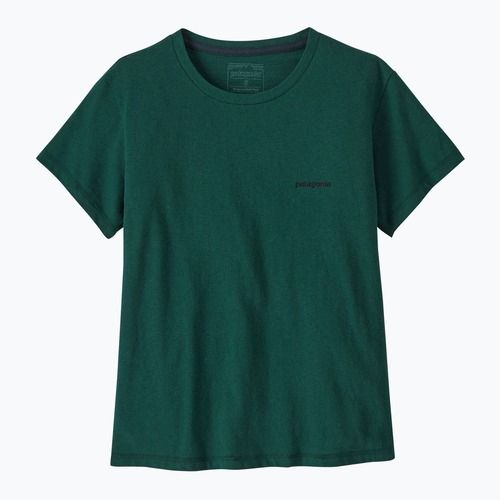 Дамска тениска Patagonia P-6 Logo Responsibili-Tee cascade green