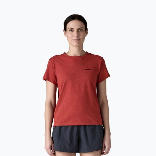 Дамска тениска Patagonia P-6 Logo Responsibili-Tee potters red