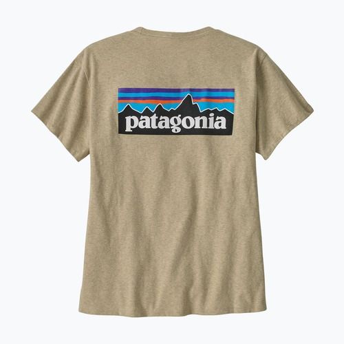 Дамска тениска Patagonia P-6 Logo Responsibili-Tee pumice