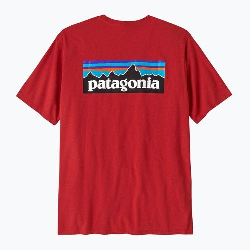 Мъжка тениска Patagonia P-6 Logo Responsibili-Tee amanita red