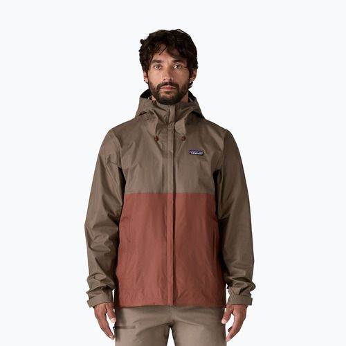 Мъжко яке за дъжд Patagonia Torrentshell 3L Rain marlow brown