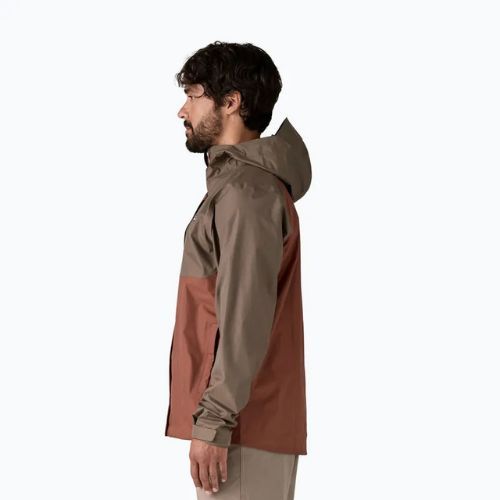 Мъжко яке за дъжд Patagonia Torrentshell 3L Rain marlow brown