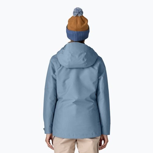 Дамско яке за дъжд Patagonia Insulated Powder Town barnacle blue