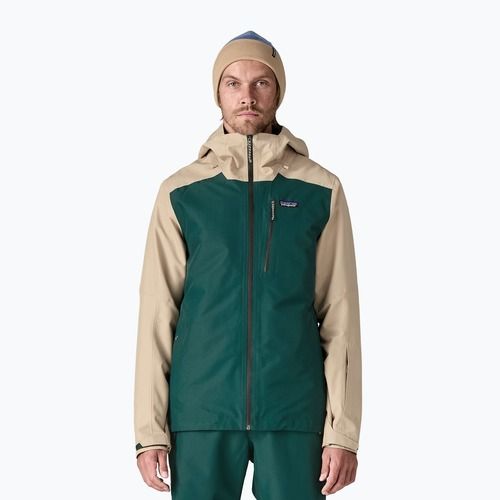 Мъжко яке за дъжд Patagonia Insulated Powder Town cascade green