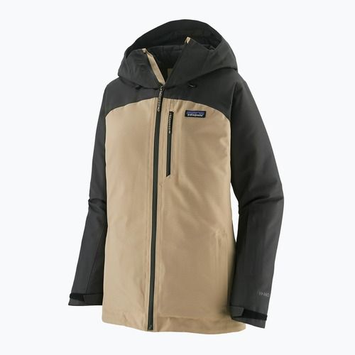 Дамско яке за дъжд Patagonia Insulated Powder Town oar tan