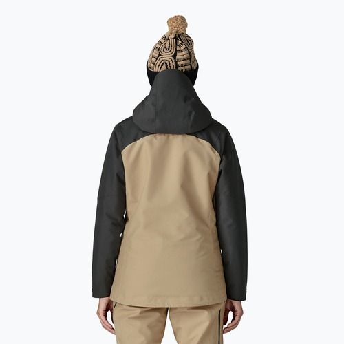 Дамско яке за дъжд Patagonia Insulated Powder Town oar tan