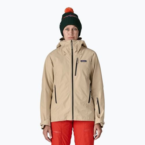 Дамско ветроустойчиво яке Patagonia Insulated Storm Shift oar tan