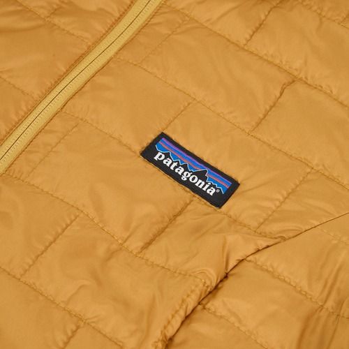 Дамско подплатено яке Patagonia Nano Puff smolder talon gold
