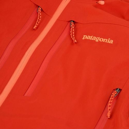 Дамско яке за дъжд Patagonia Pluma Pro sizzle red