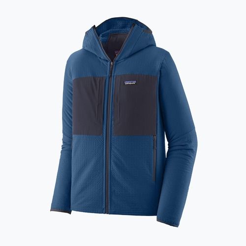 Мъжко софтшел яке Patagonia R2 TechFace Hoody clement blue
