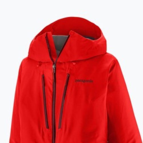 Дамско яке за дъжд Patagonia Triolet sizzle red