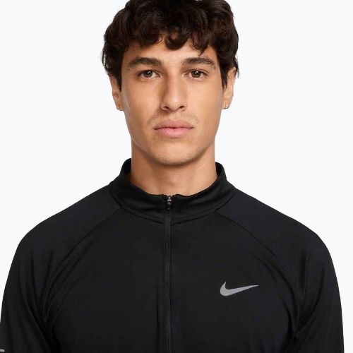 Мъжки суитшърт за бягане Nike Stride 1/4 Zip Dri-Fit black