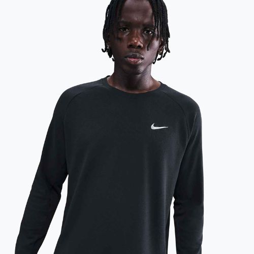Мъжка блуза с дълъг ръкав за бягане Nike Stride Dri-Fit Waffle Crew black