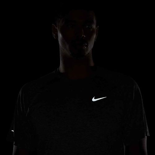 Мъжка тениска за бягане Nike Stride ADV smoke grey / heather