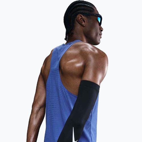 Мъжка тениска за бягане Nike AeroSwift Dri-Fit ADV comet blue / black