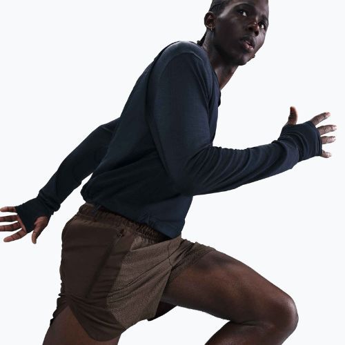 Мъжки шорти за бягане Nike Run Dri-Fit 5" baroque brown / black