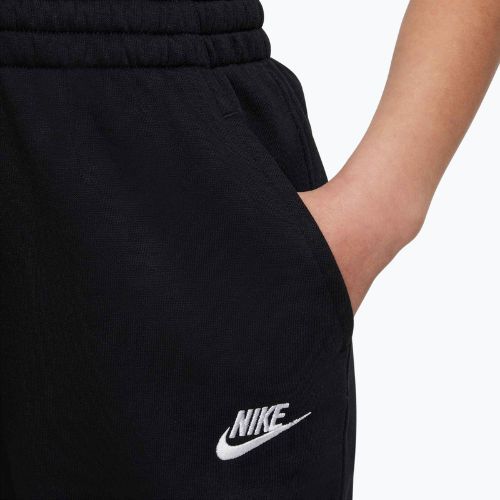 Детски панталони Nike Sportswear Club Fleece black/black/white