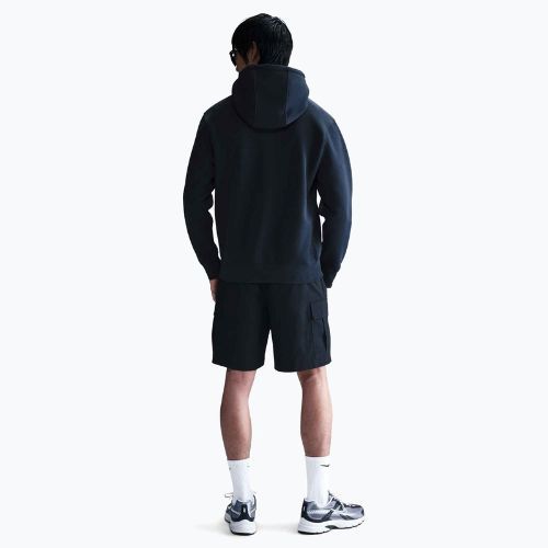 Мъжки суитшърт Nike Club Full Zip Hoodie obsidian/obsidian/white