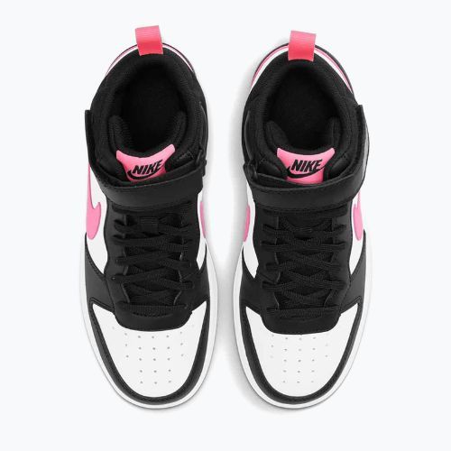 Детски обувки Nike Court Borough Mid 2 black/sunset pulse/white
